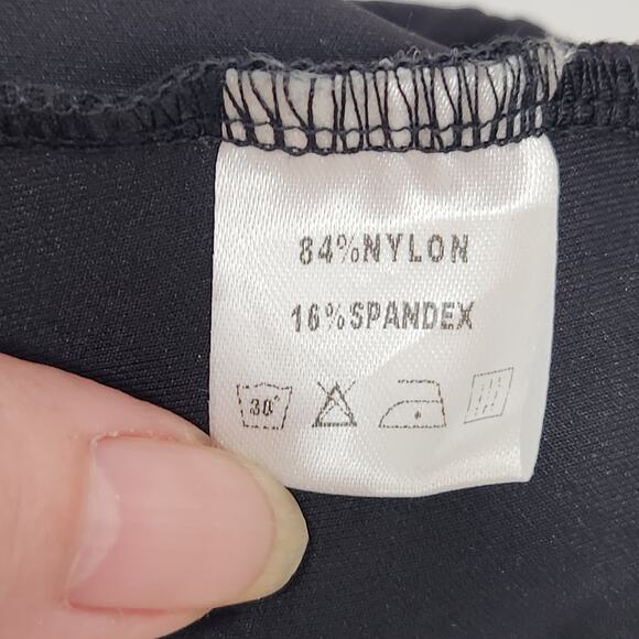 NWT Shane Justin Runway Black White Zip-Around Brief Women's L - Picture 3 of 11